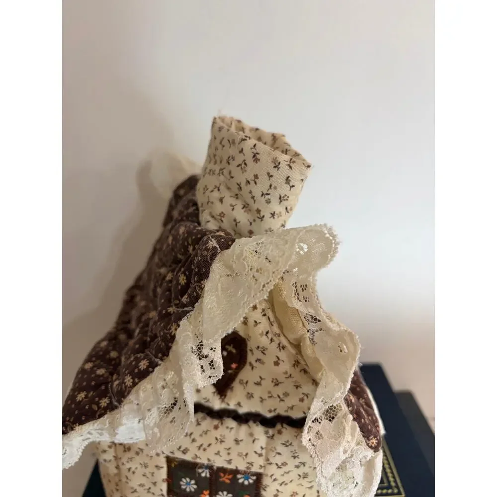 Handmade vintage brown